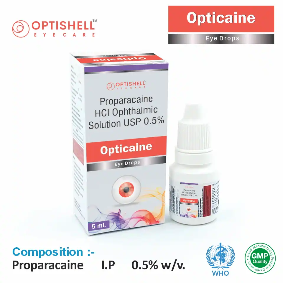 Opticaine Eye Drop for PCD Pharma Franchise